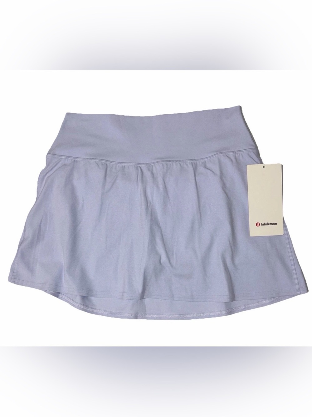 NWT•LULULEMON•SIZE12•ALIGN HIGH RISE SKIRT•LINED SHORTS W/POCKETS•SERENE BLUE•
